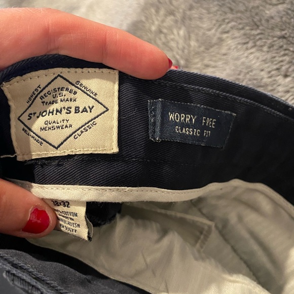 St. John's Bay-Classic Fit, Men's 38x32 Pants - Picture 4 of 4